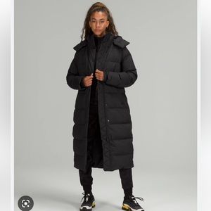 lululemon athletica Black Puffer Coat